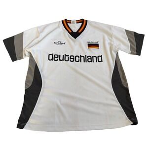 Germany Deutschland Vintage UEFA Euro 2004 Portugal  Soccer Fan Jersey Sz Large